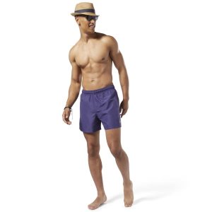 Reebok Beachwear Basic Boxer Kurze Hose Herren - Lila - DE 124-ISP